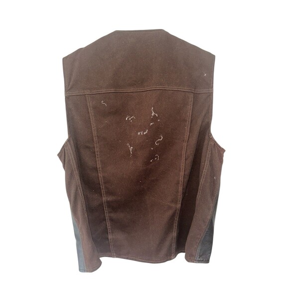 Vintage Harley-Davidson AMF Leather Vest Men’s M - Picture 8 of 15